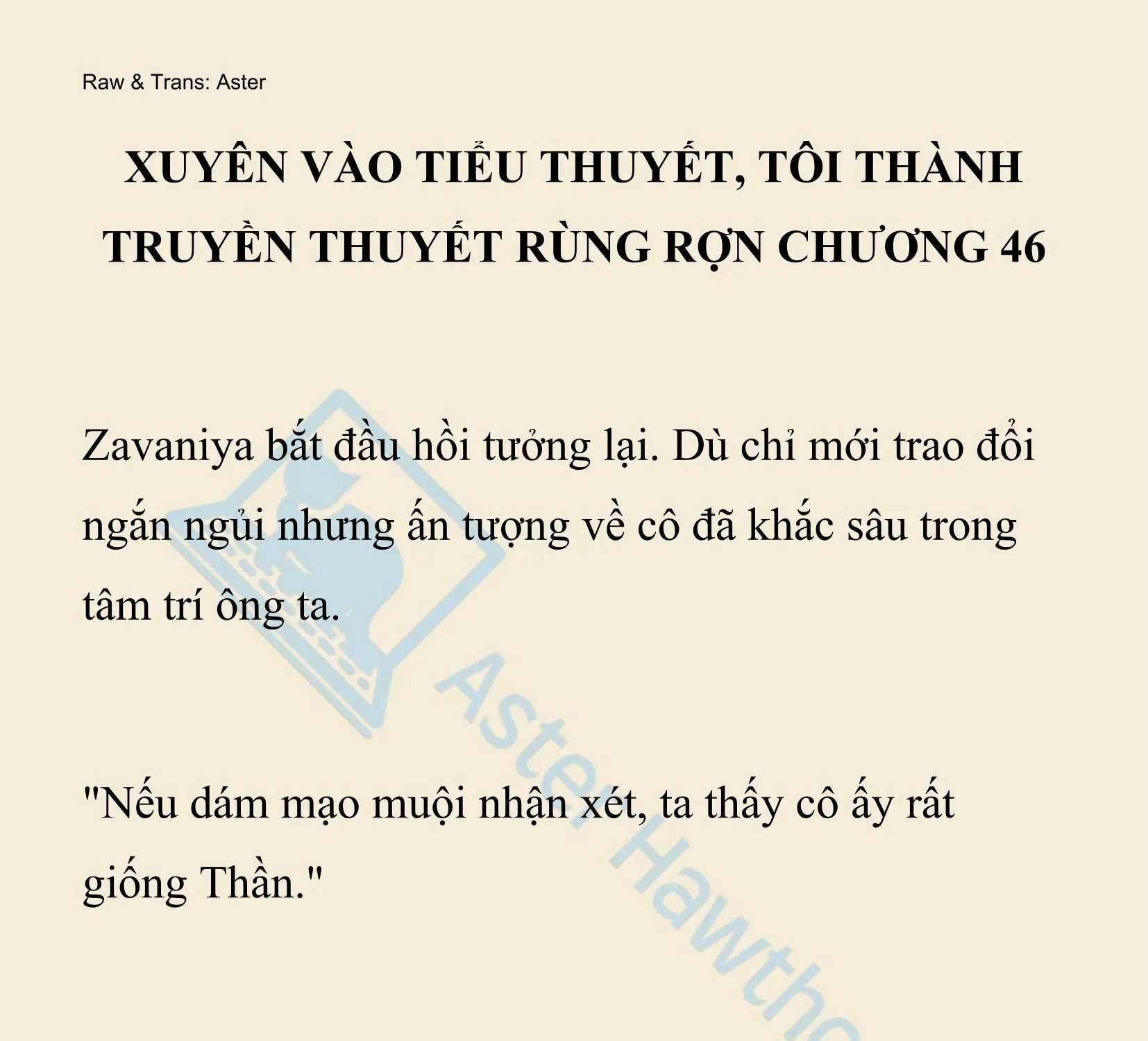 [NOVEL] Xuyên Vào Tiểu Thuyết, Tôi Thành Truyền Thuyết Rùng Rợn Chap 46 - Next Chap 47