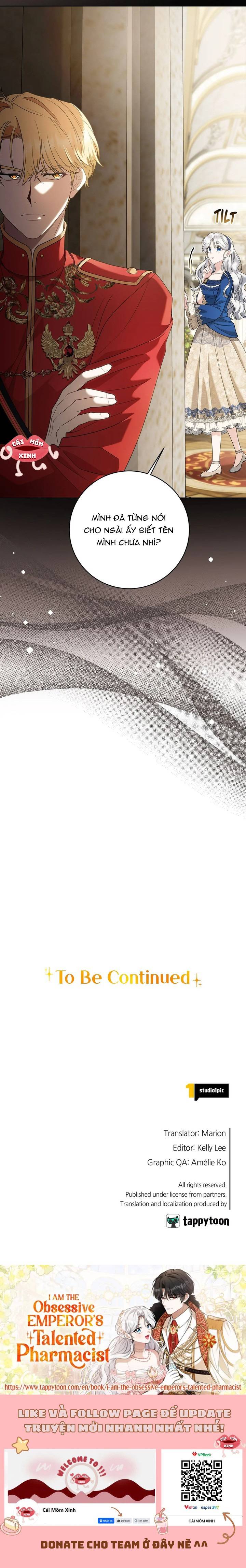 Nữ Dược Sư Của Vị Hoàng Đế Si Tình Chap 10 - Next Chap 11