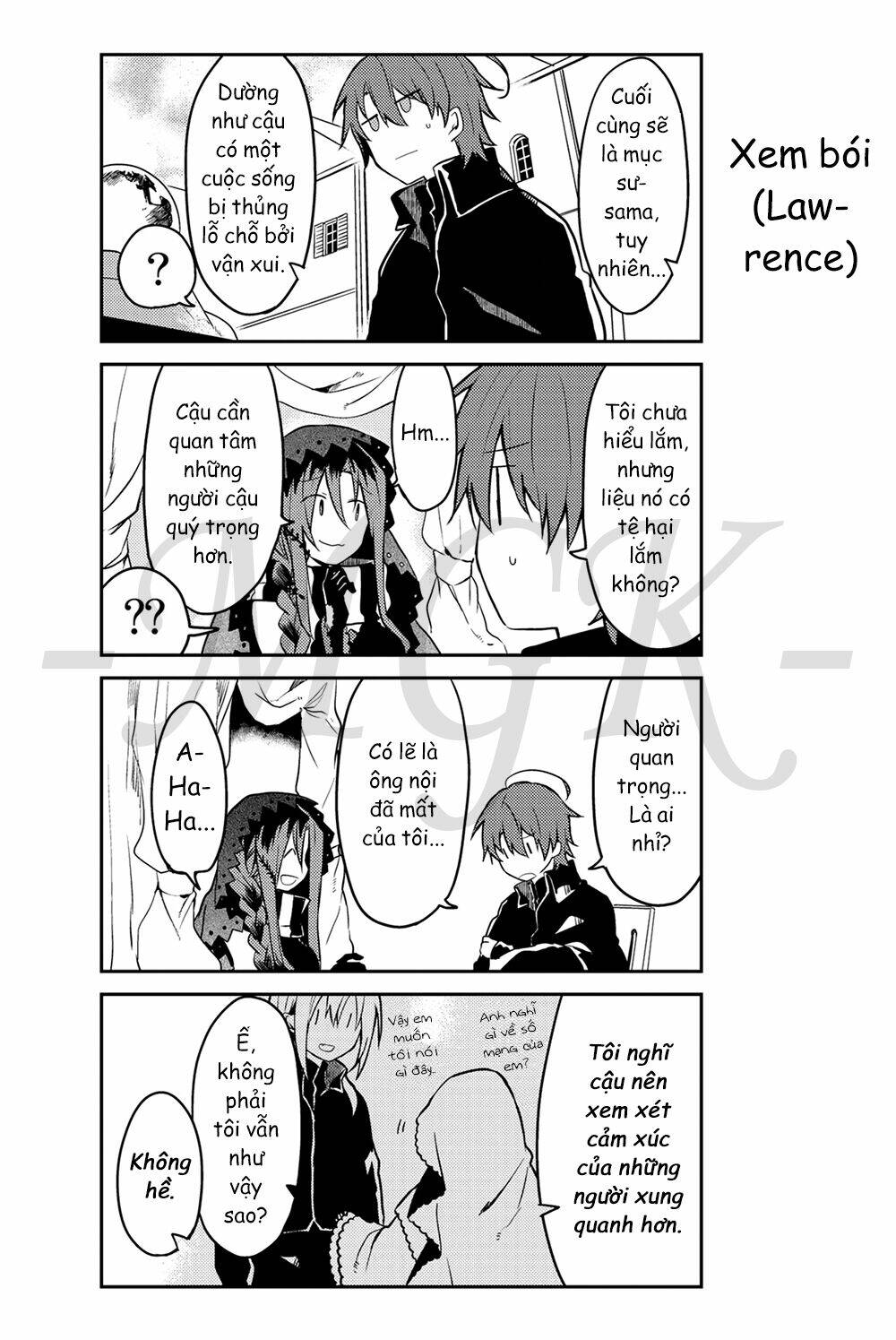 Nữ Thánh Ceclilia Và Mục-Sư Lawrence Chap 10 - Next Chap 11