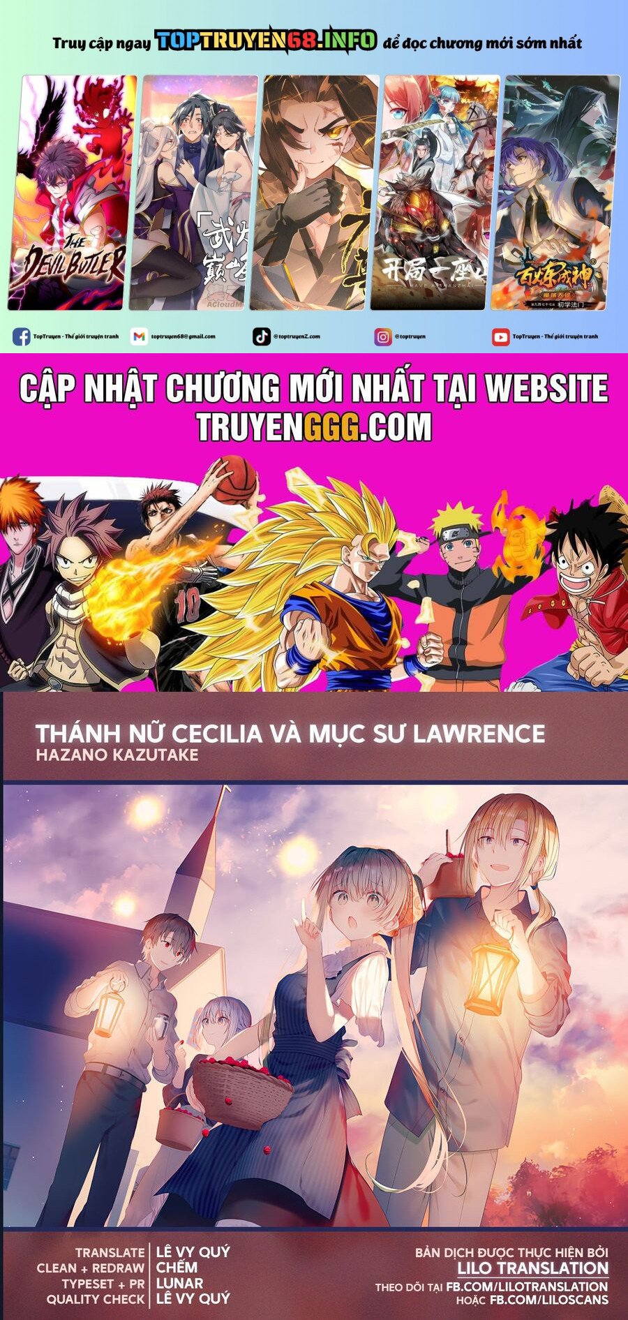 Nữ Thánh Ceclilia Và Mục-Sư Lawrence Chap 70 - Next Chap 71