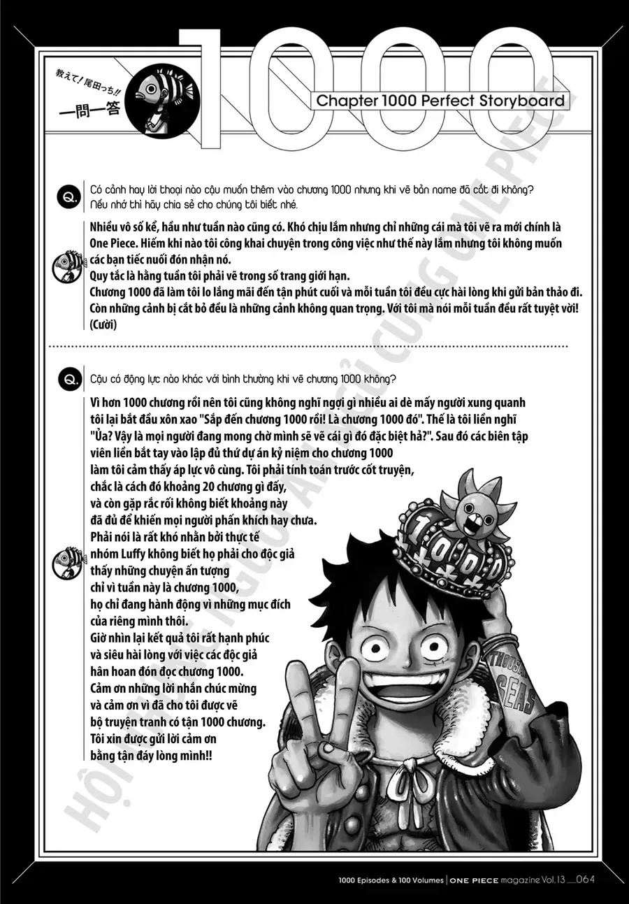 One Piece Chap 1000.1 - Next Chap 1001.1
