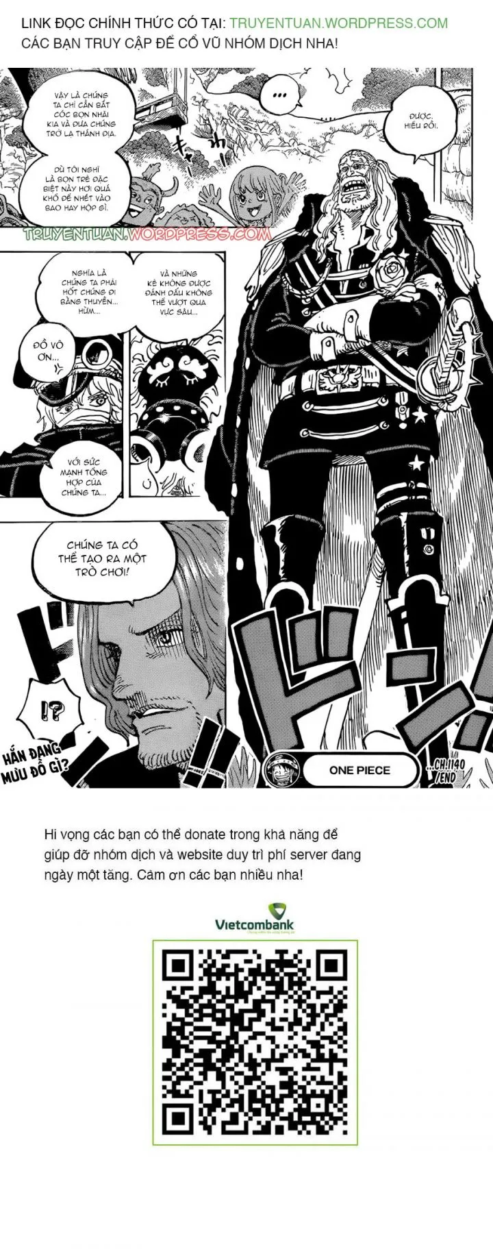 One Piece Chap 1140 - Next Chap 1141