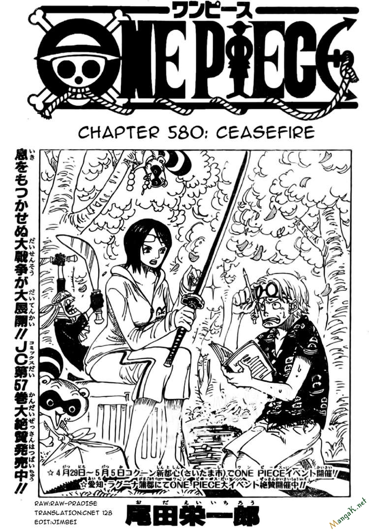 One Piece Chap 580 - Next Chap 581