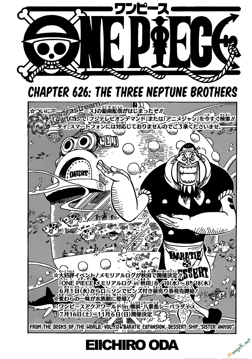 One Piece Chap 626 - Next Chap 627