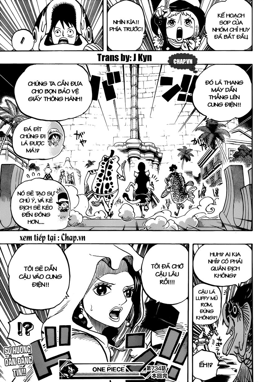 One Piece Chap 734 - Next Chap 735