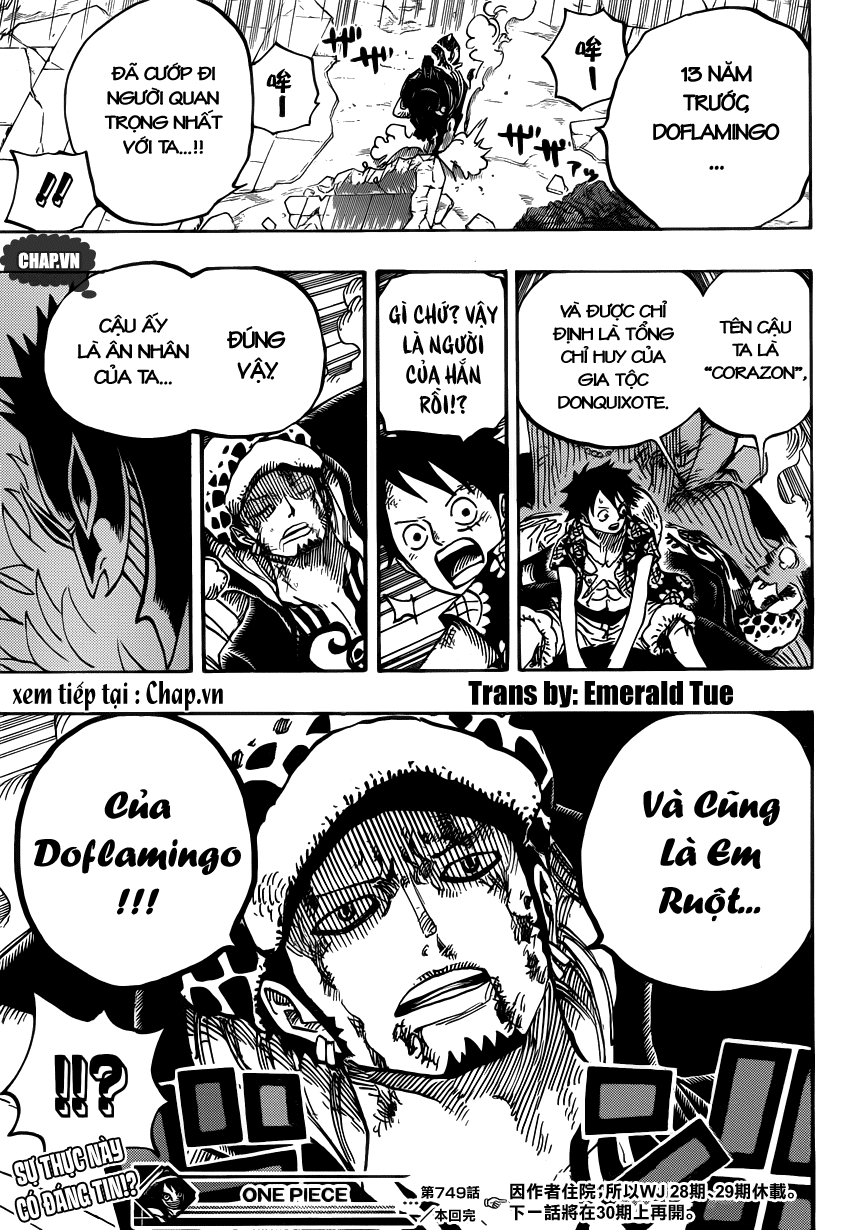One Piece Chap 749 - Next Chap 750