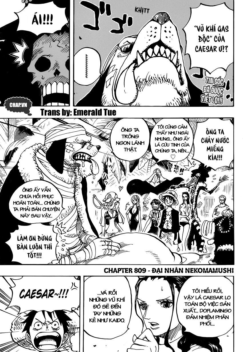 One Piece Chap 809 - Next Chap 810
