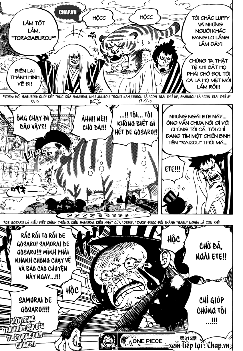 One Piece Chap 815 - Next Chap 816