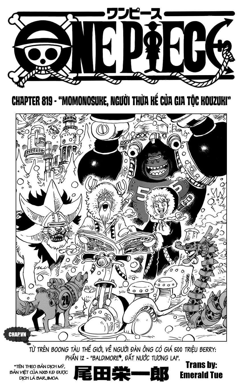 One Piece Chap 819 - Next Chap 820