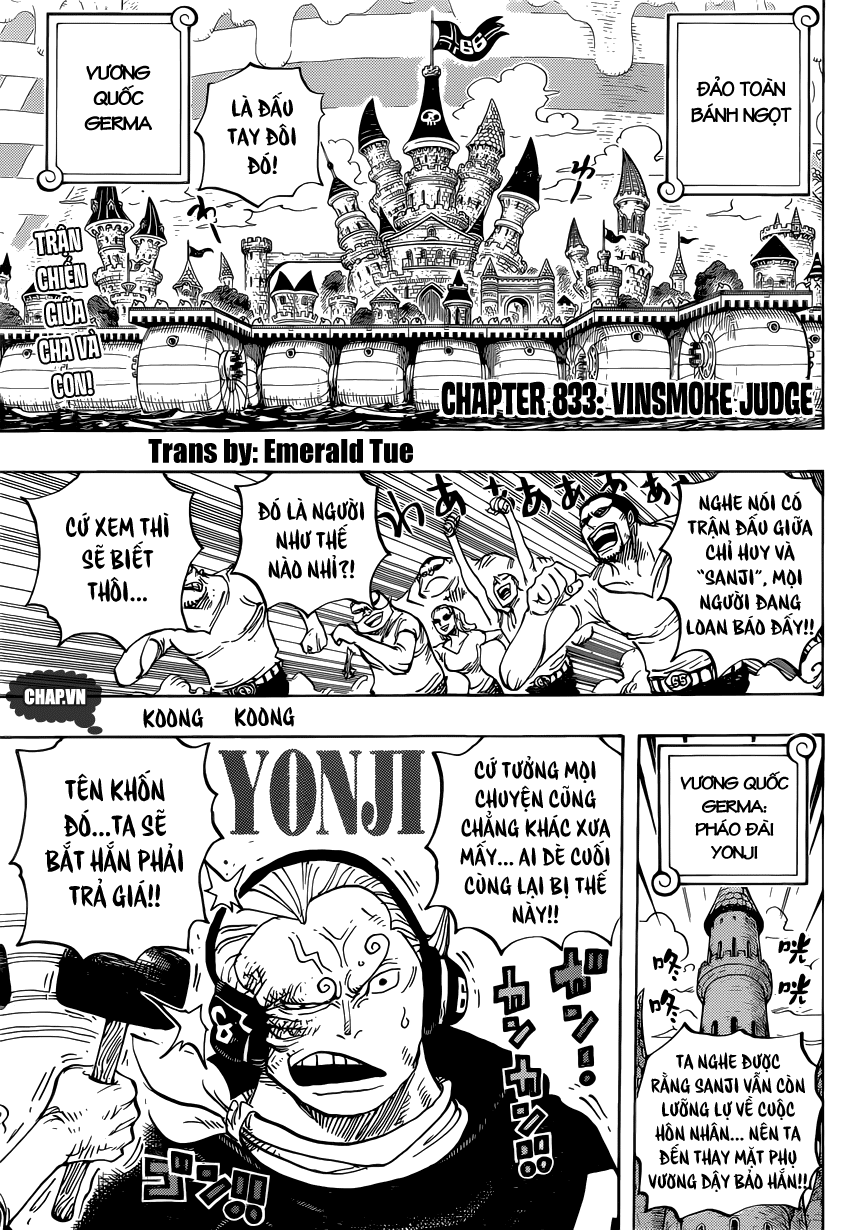 One Piece Chap 833 - Next Chap 834