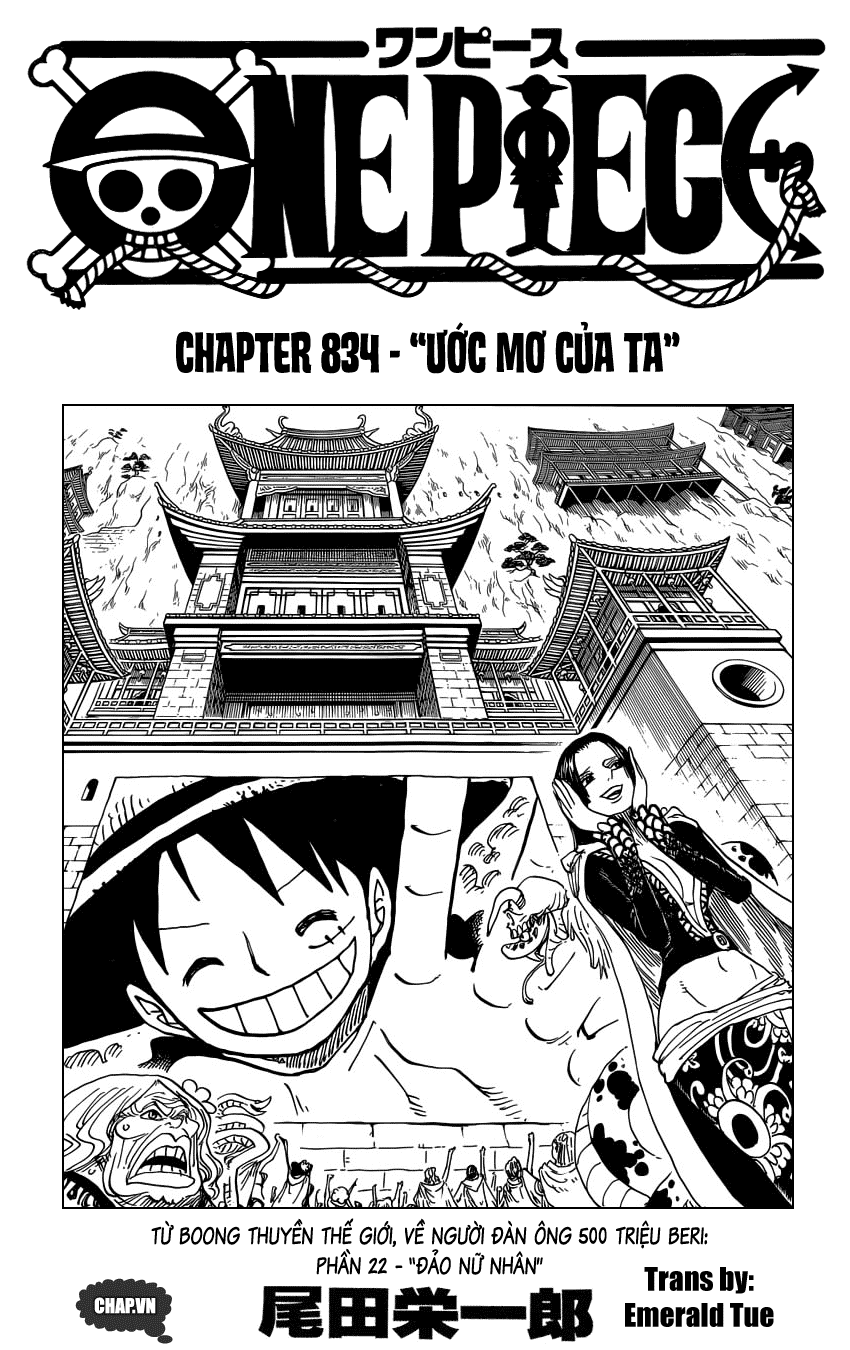 One Piece Chap 834 - Next Chap 835