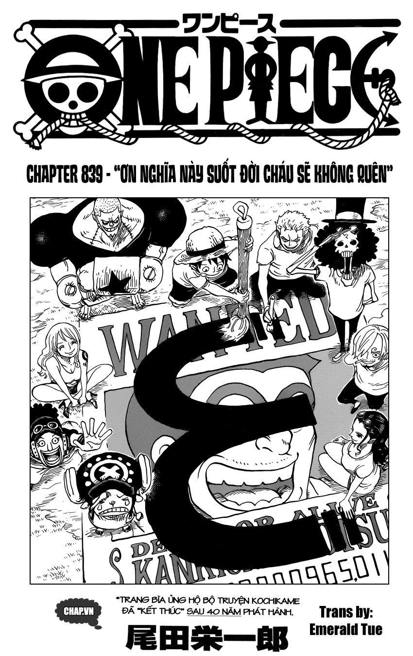 One Piece Chap 839 - Next Chap 840