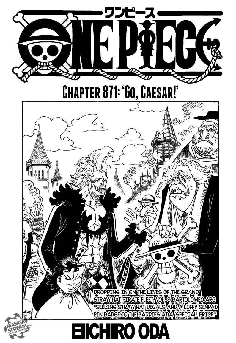 One Piece Chap 871 - Next Chap 872