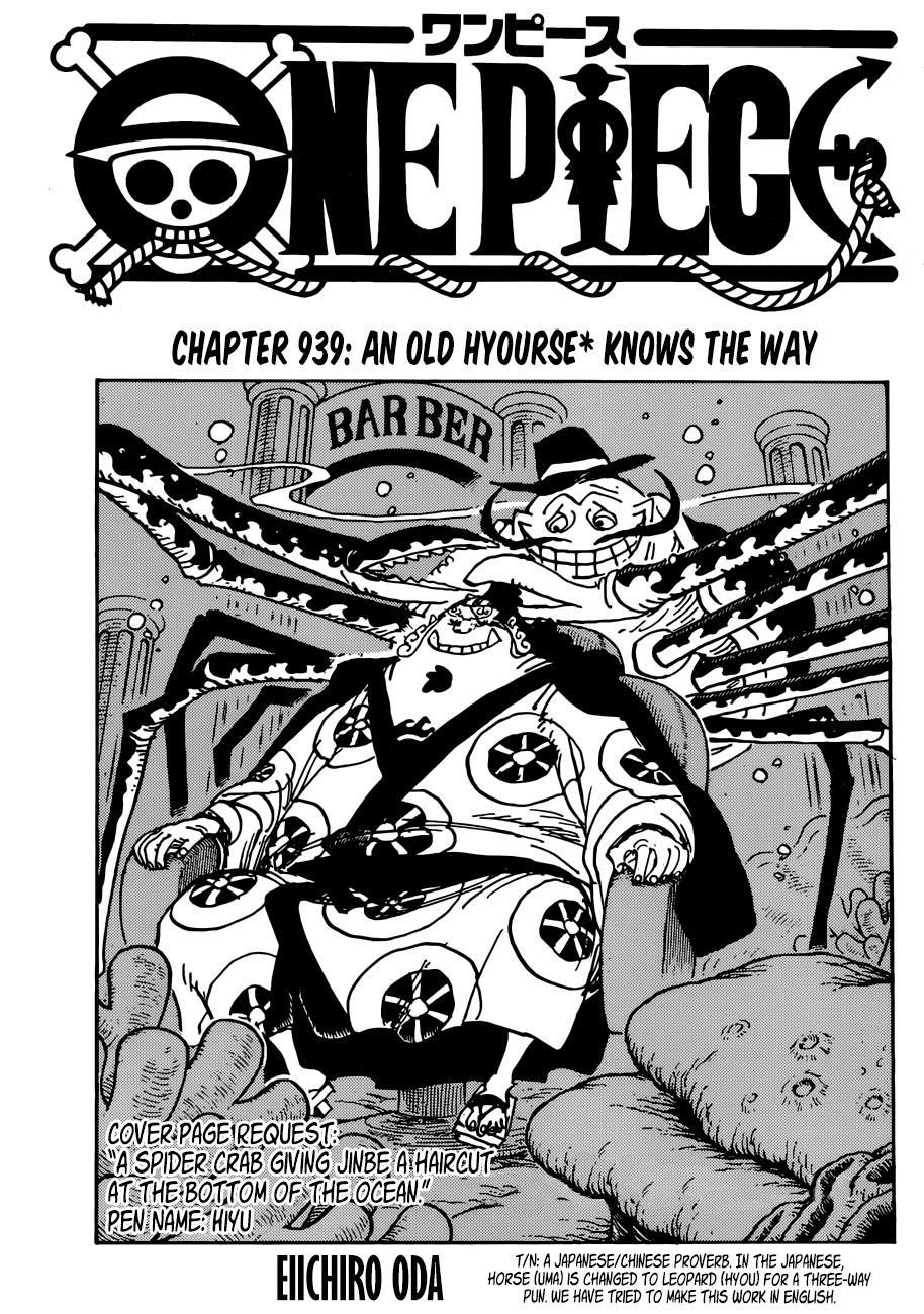 One Piece Chap 939 - Next Chap 940