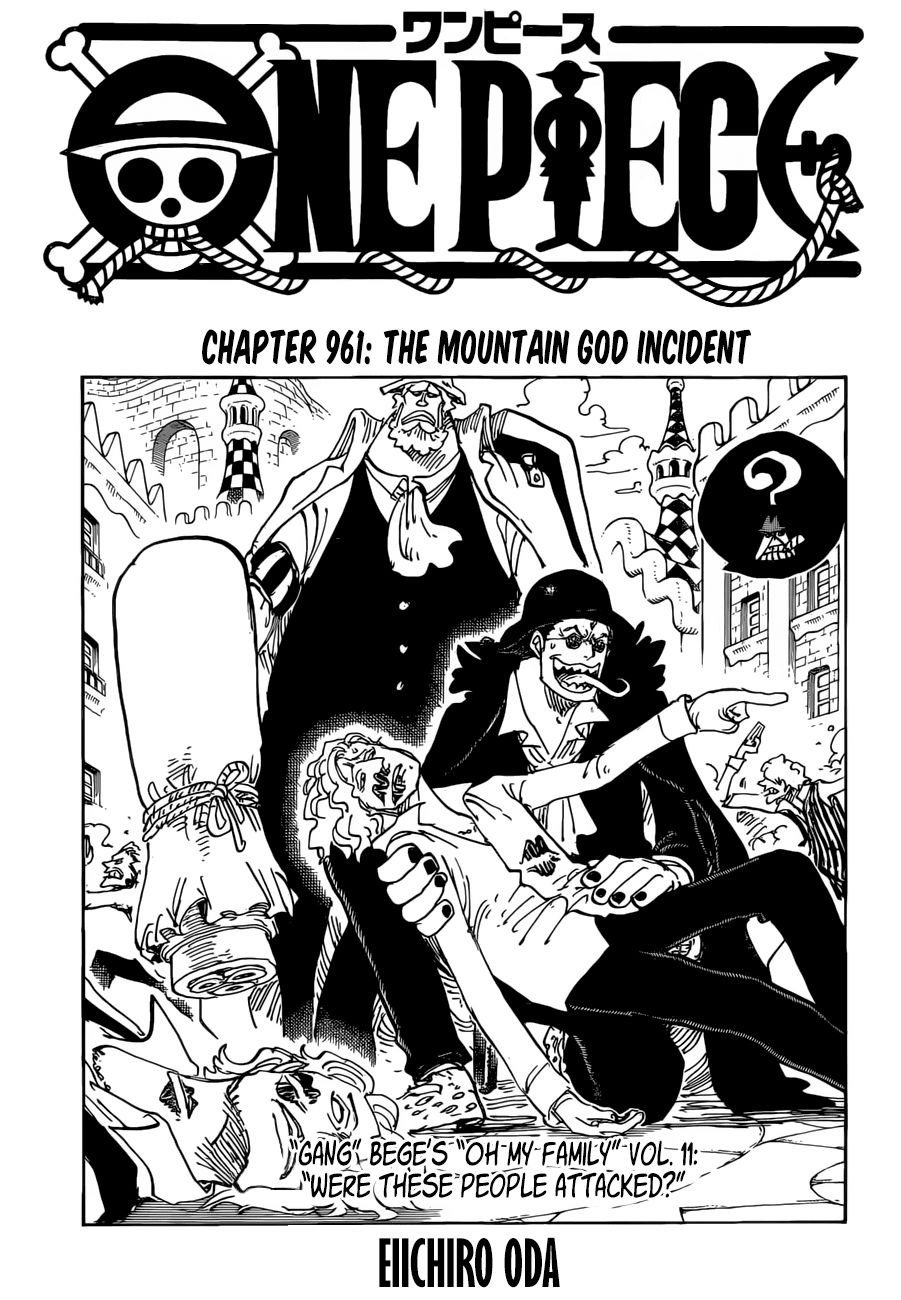One Piece Chap 961 - Next Chap 962