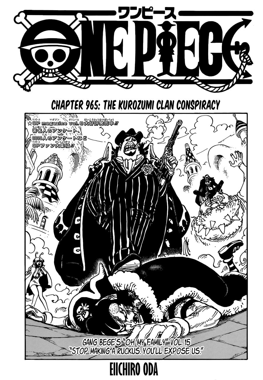One Piece Chap 965 - Next Chap 966