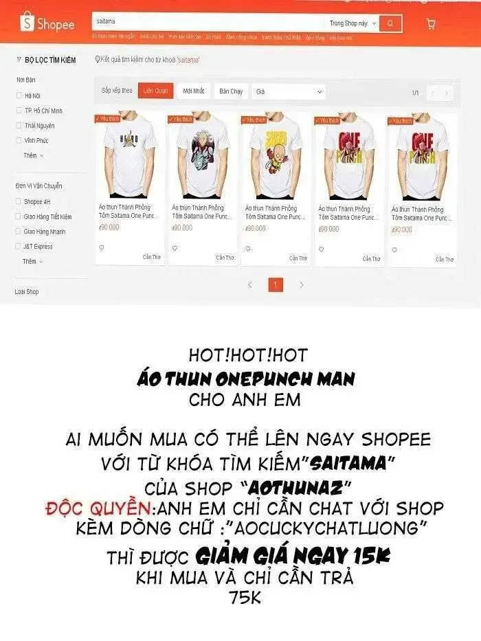 One-Punch Man (Webcomic) Chap 113 - Next Chap 114