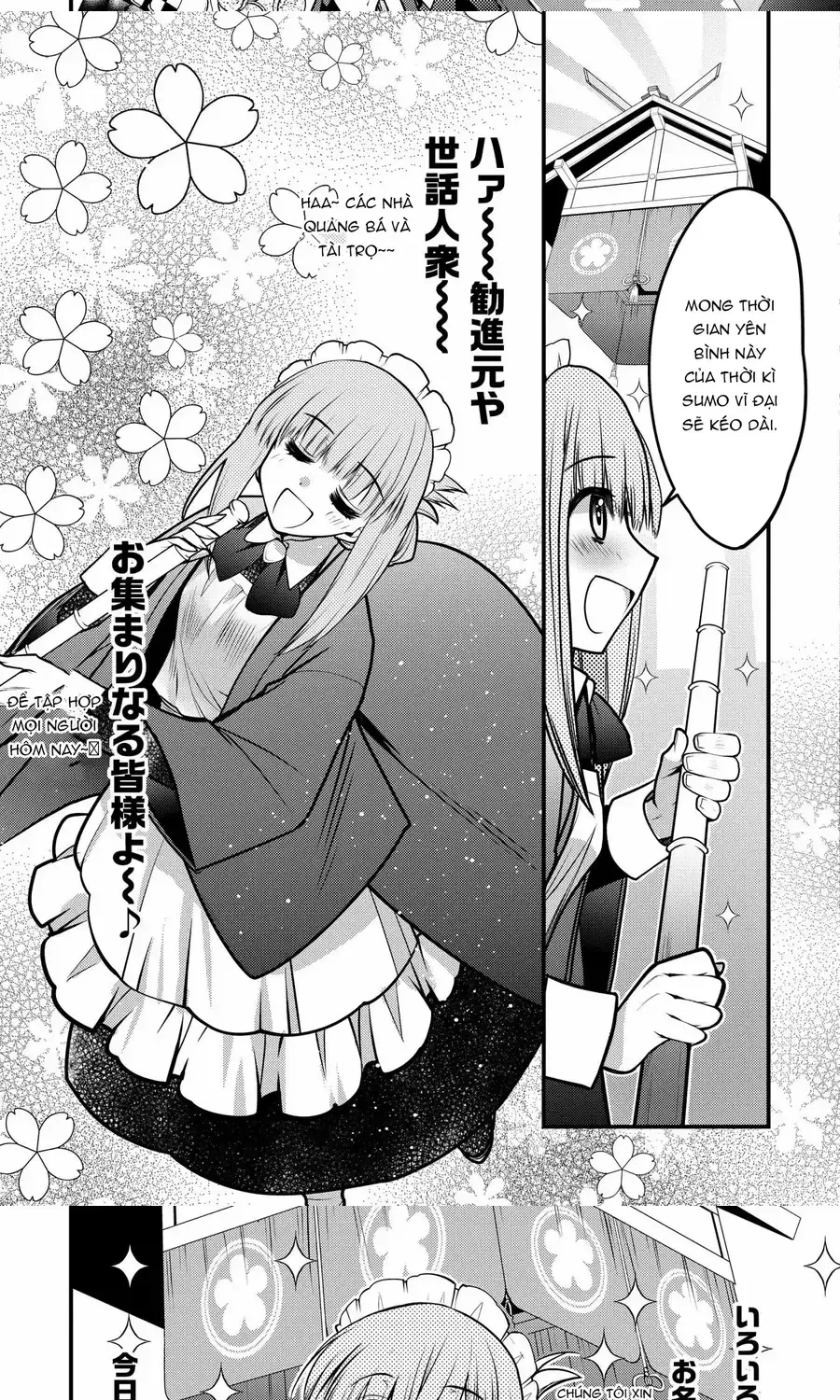 Oozumou Reijou ~Seijo Ni Hirateuchi Wo Kuratta Shunkan Sumou Budatta Zense Wo Omoidashita Akuyaku Reijou No Watashi Wa Sute Neko Ouji Ni Chanko Wo Furumaitai Haadosukoidosukoi~ Chap 14 - Next Chap 15