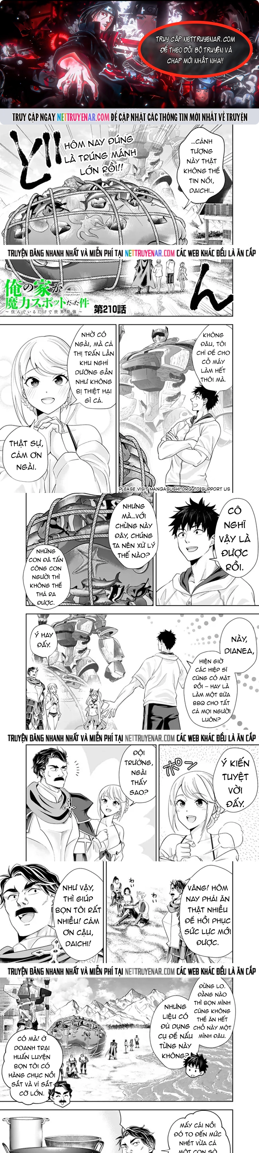 Ore No Ie Ga Maryoku Spot Datta Ken: Sundeiru Dake De Sekai Saikyou Chap 210 - Next Chap 211