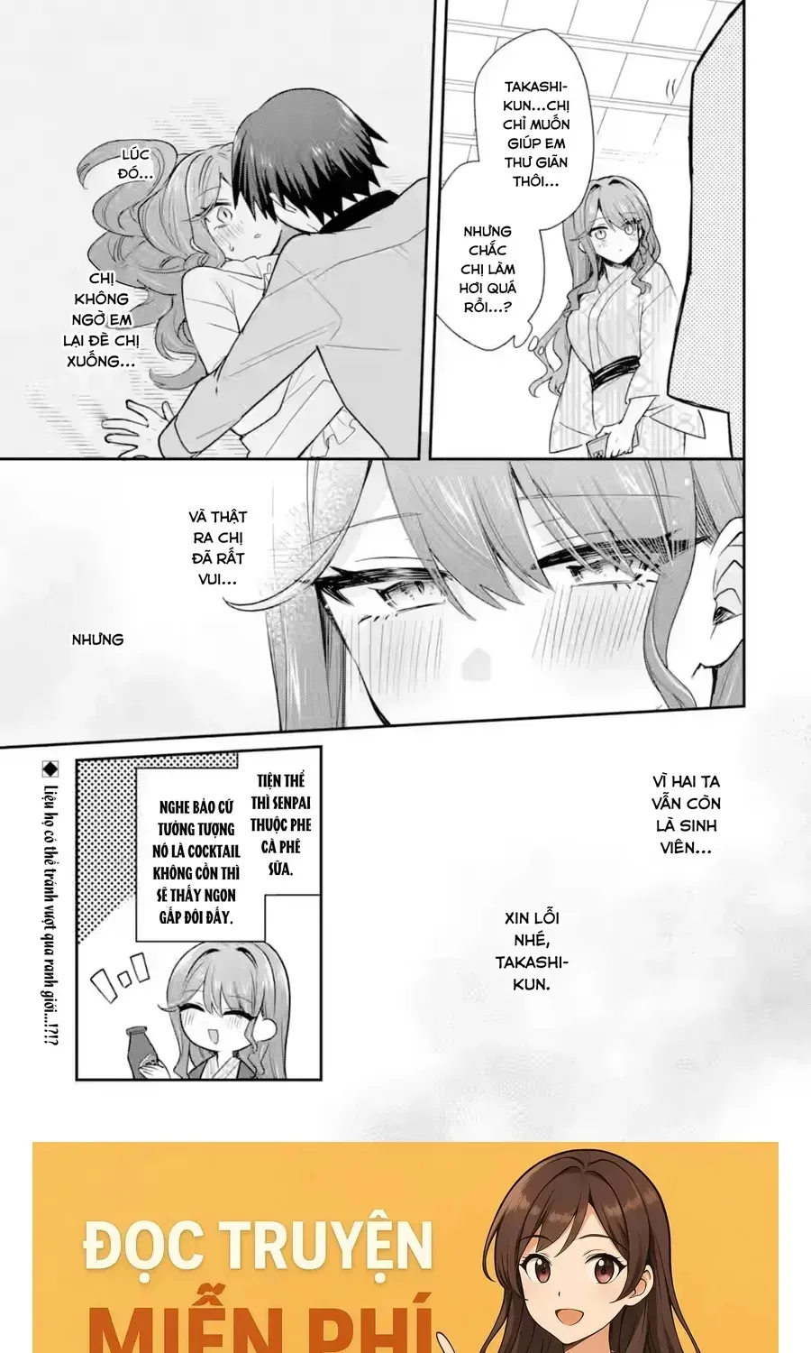 Osake To Senpai Kanojo To No Amaama Doukyo Lovecome Wa Nijuusai Ni Natte Kara Chap 10 - Next Chap 11