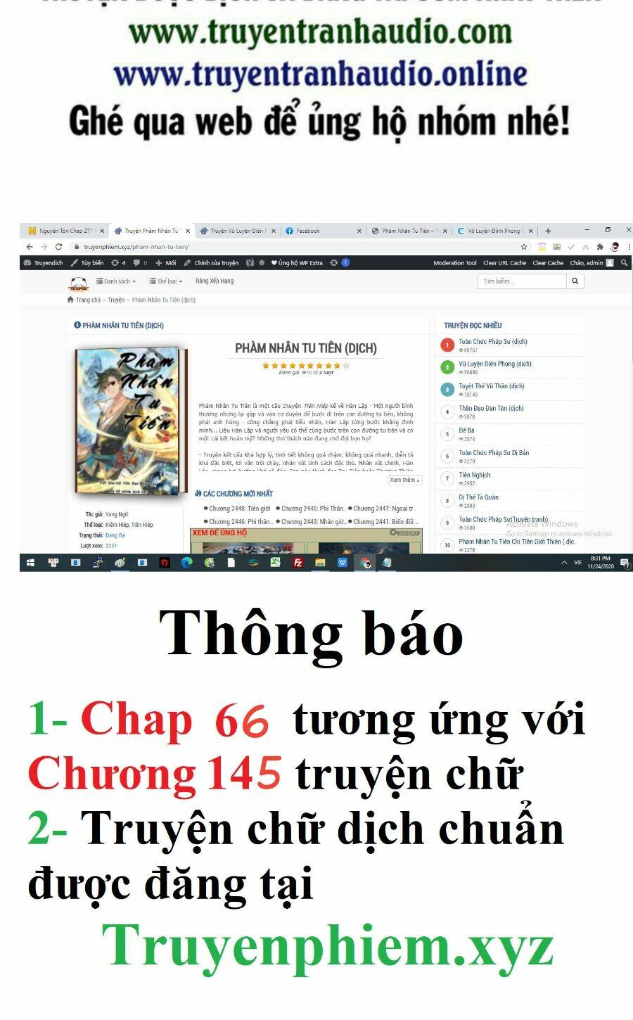 Phàm Nhân Tu Tiên Chap 66 - Next Chap 67