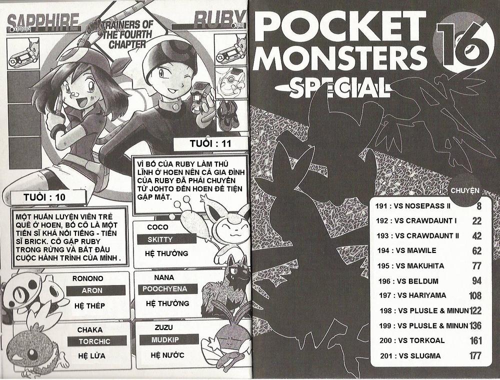 Pokemon Special Chap 191-193 - Next Chap 192