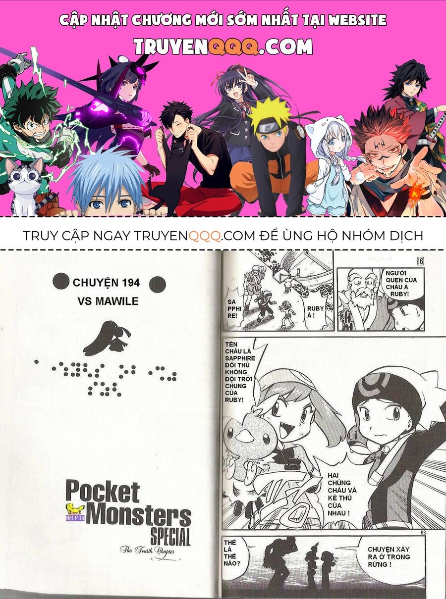 Pokemon Special Chap 194-198 - Next Chap 195