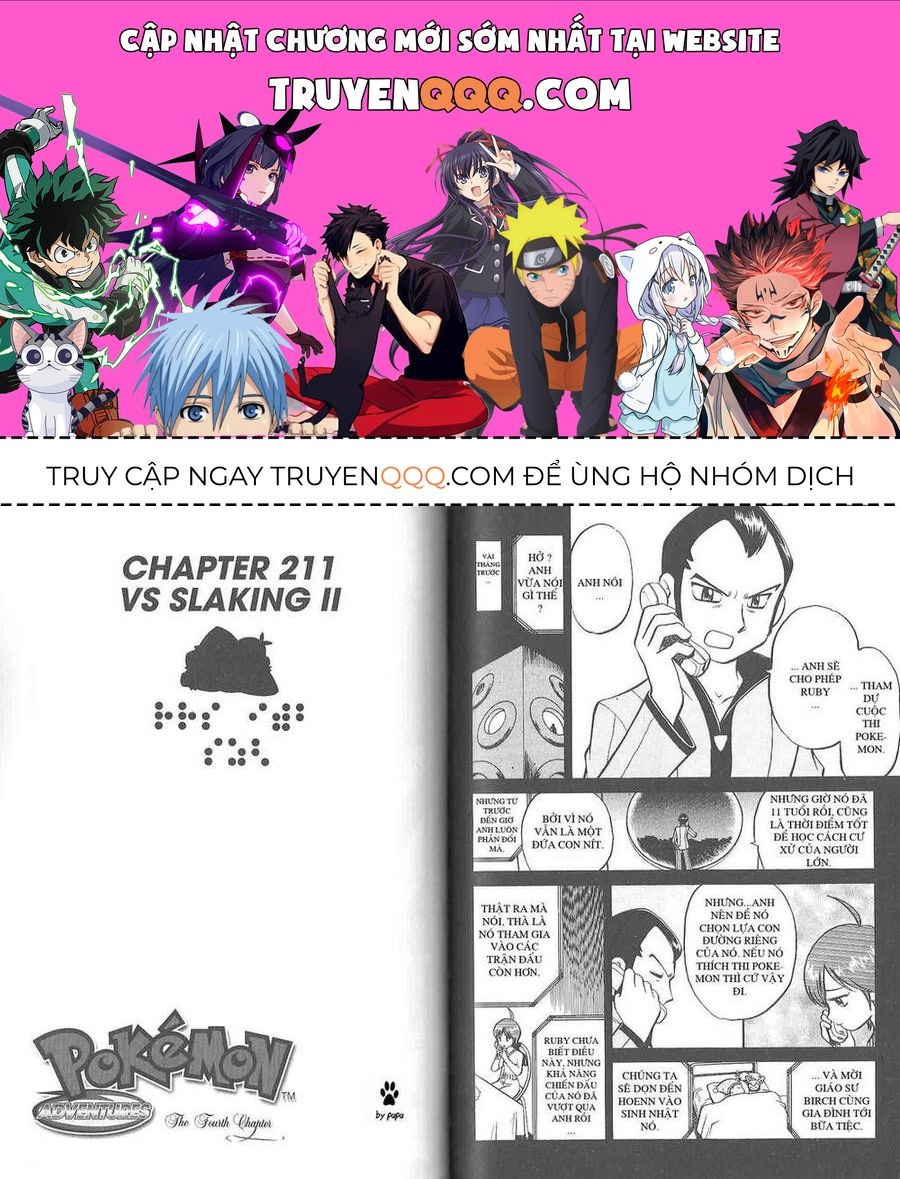 Pokemon Special Chap 211-214 - Next Chap 212