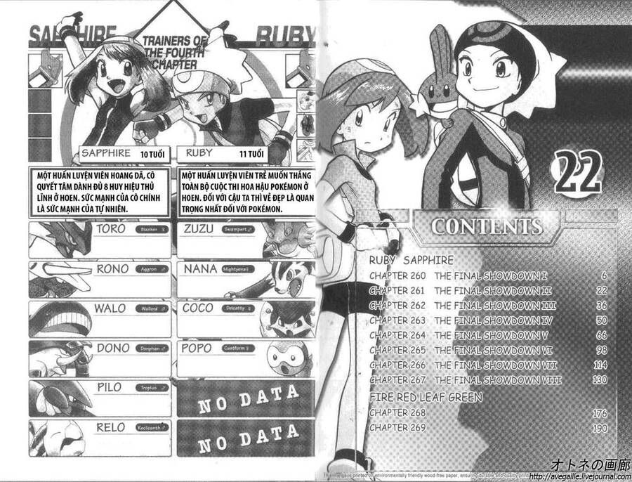 Pokemon Special Chap 260-263 - Next Chap 261