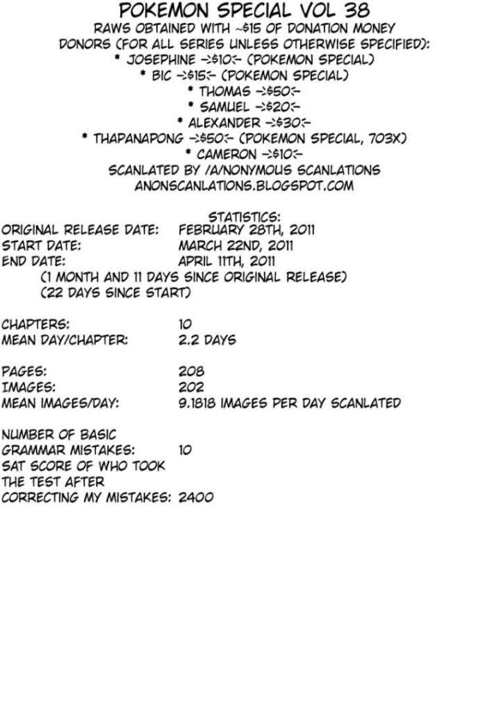 Pokemon Special Chap 422 - Next Chap 423