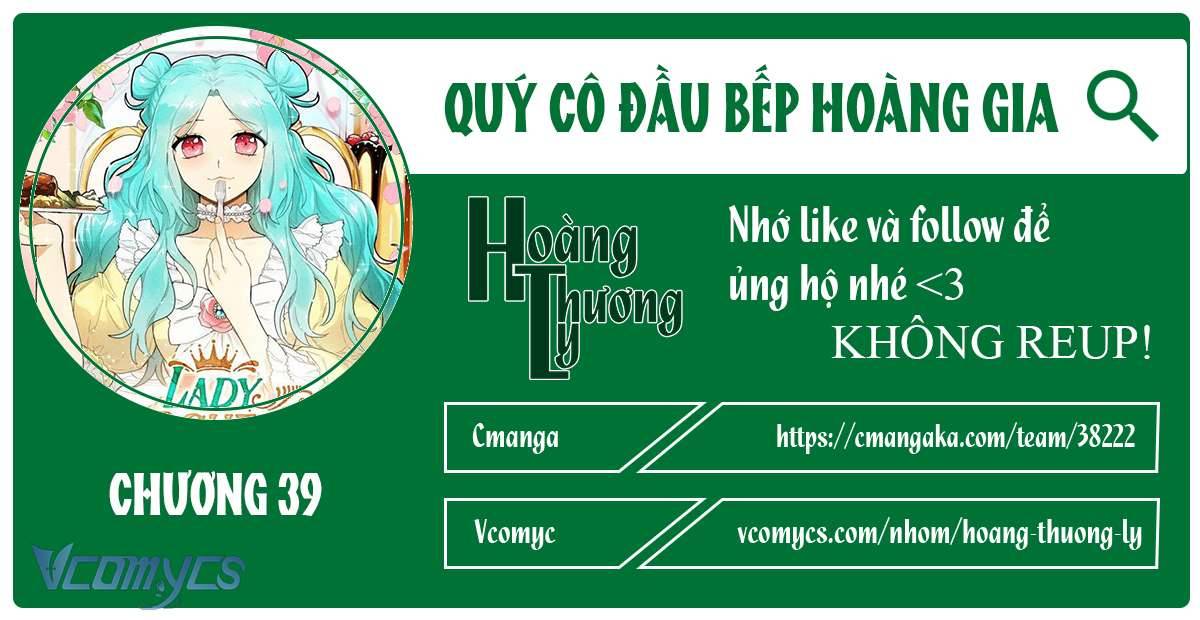Quý Cô Đầu Bếp Hoàng Gia Chap 39 - Next Chap 40
