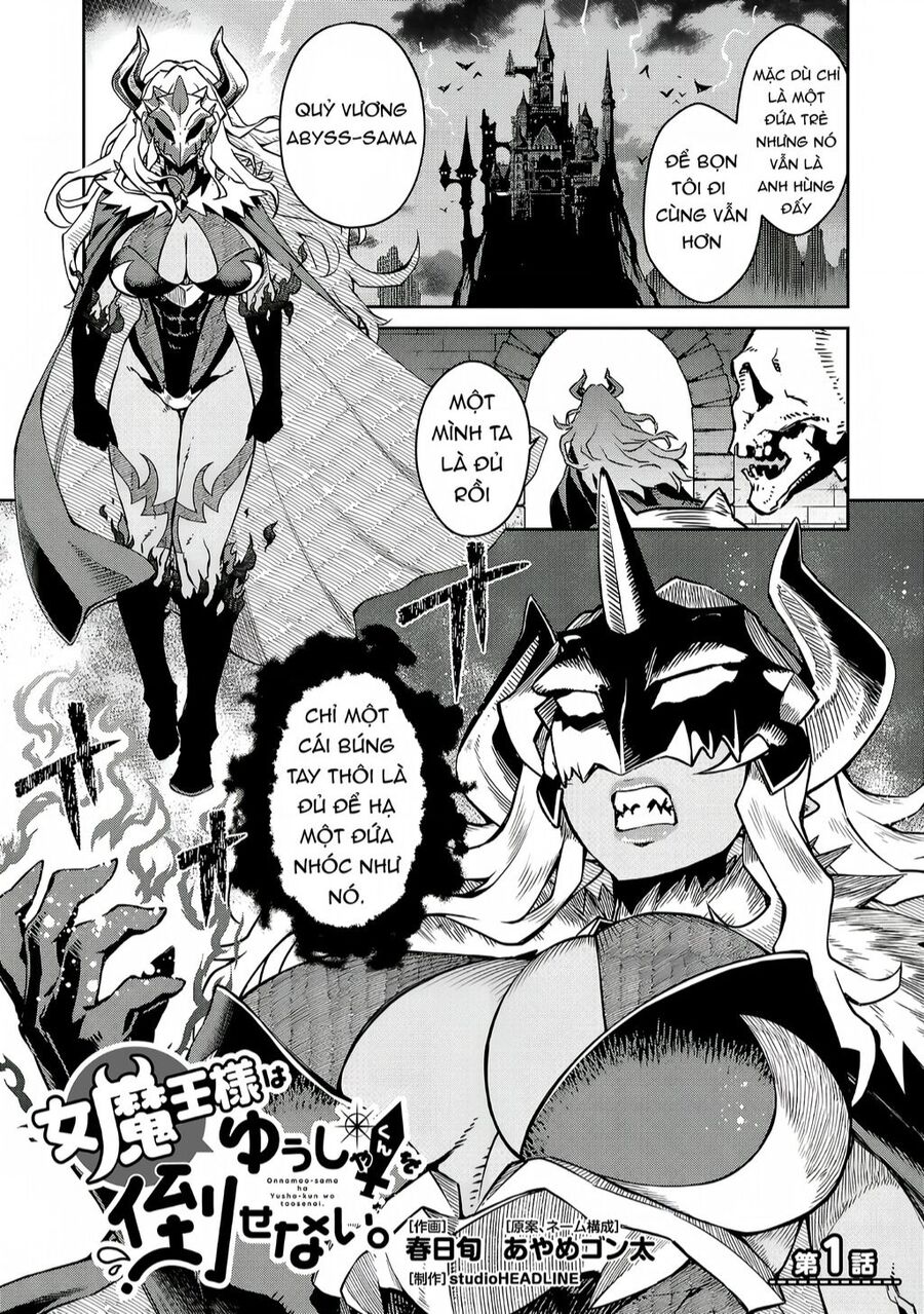 Quỷ Vương-Sama Không Thể Đánh Bại Hero-Kun! Chap 1 - Next Chap 2