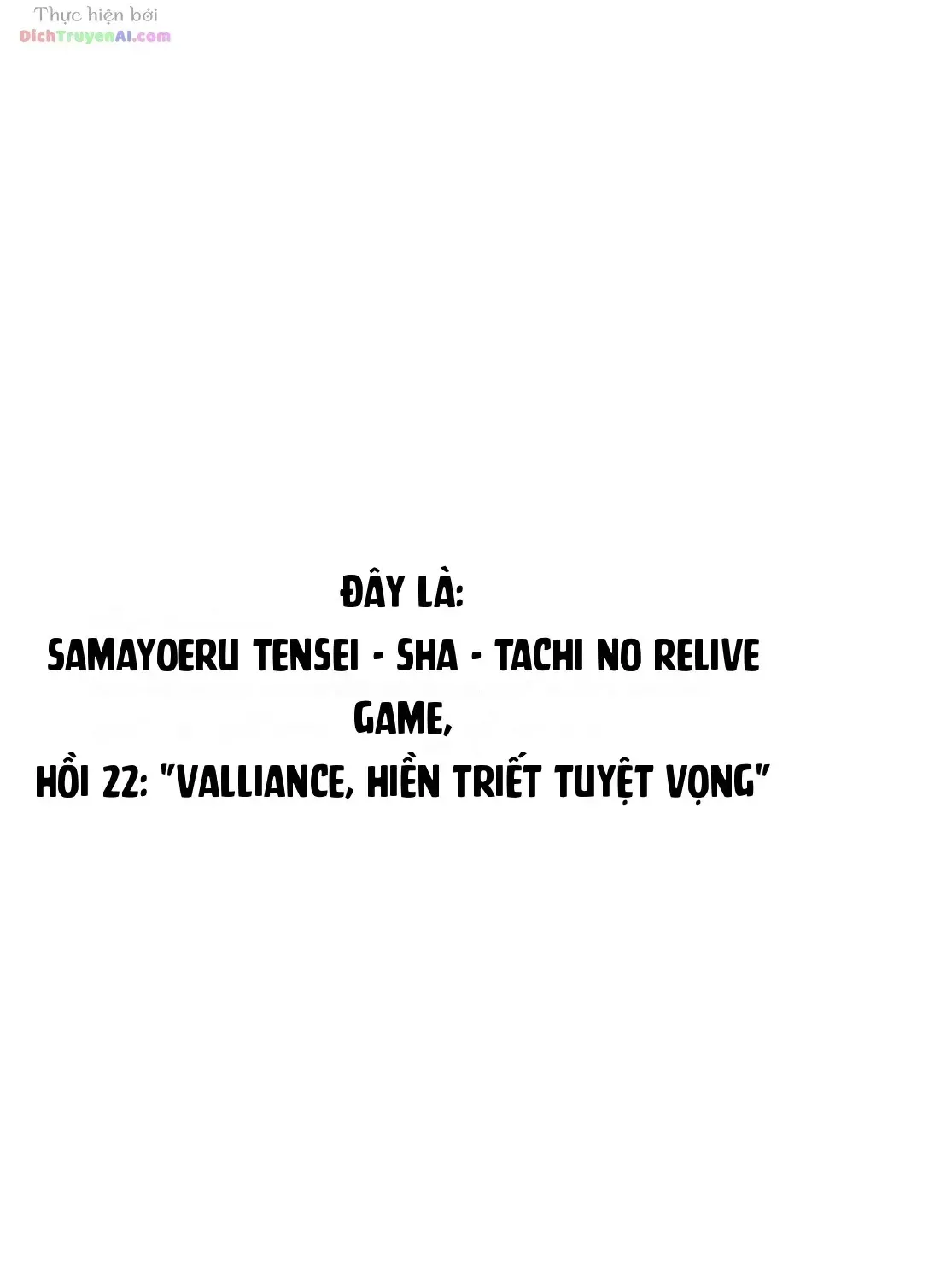 Samayoeru Tensei-Sha-Tachi No Revival Game Chap 22 - Next Chap 23