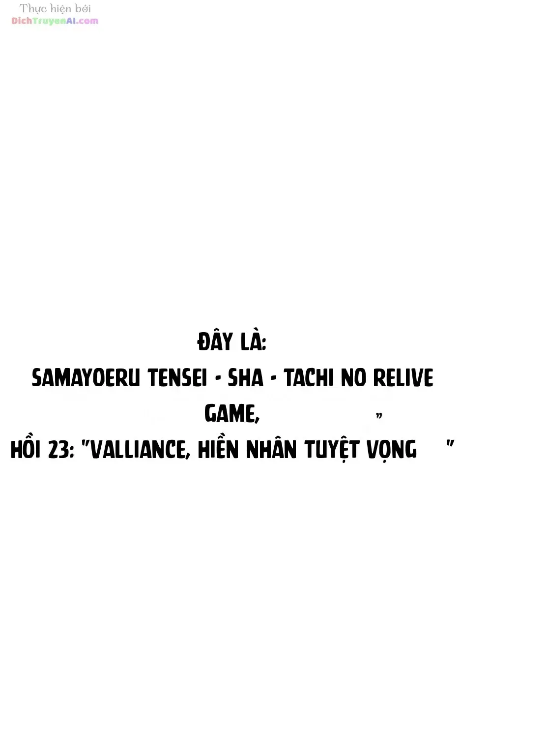 Samayoeru Tensei-Sha-Tachi No Revival Game Chap 23 - Next Chap 24