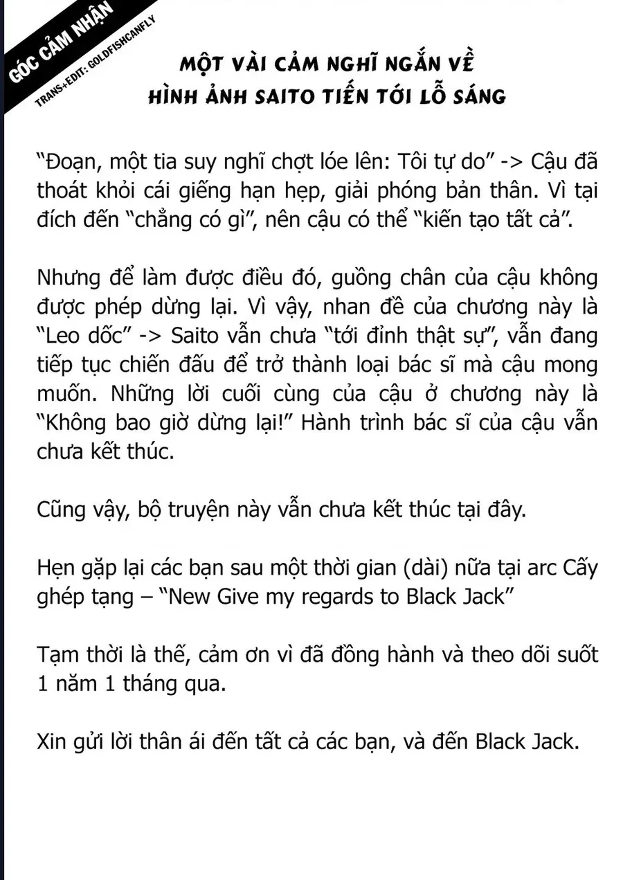 Say Hello To Black Jack Chap 127 - Next Chap 128