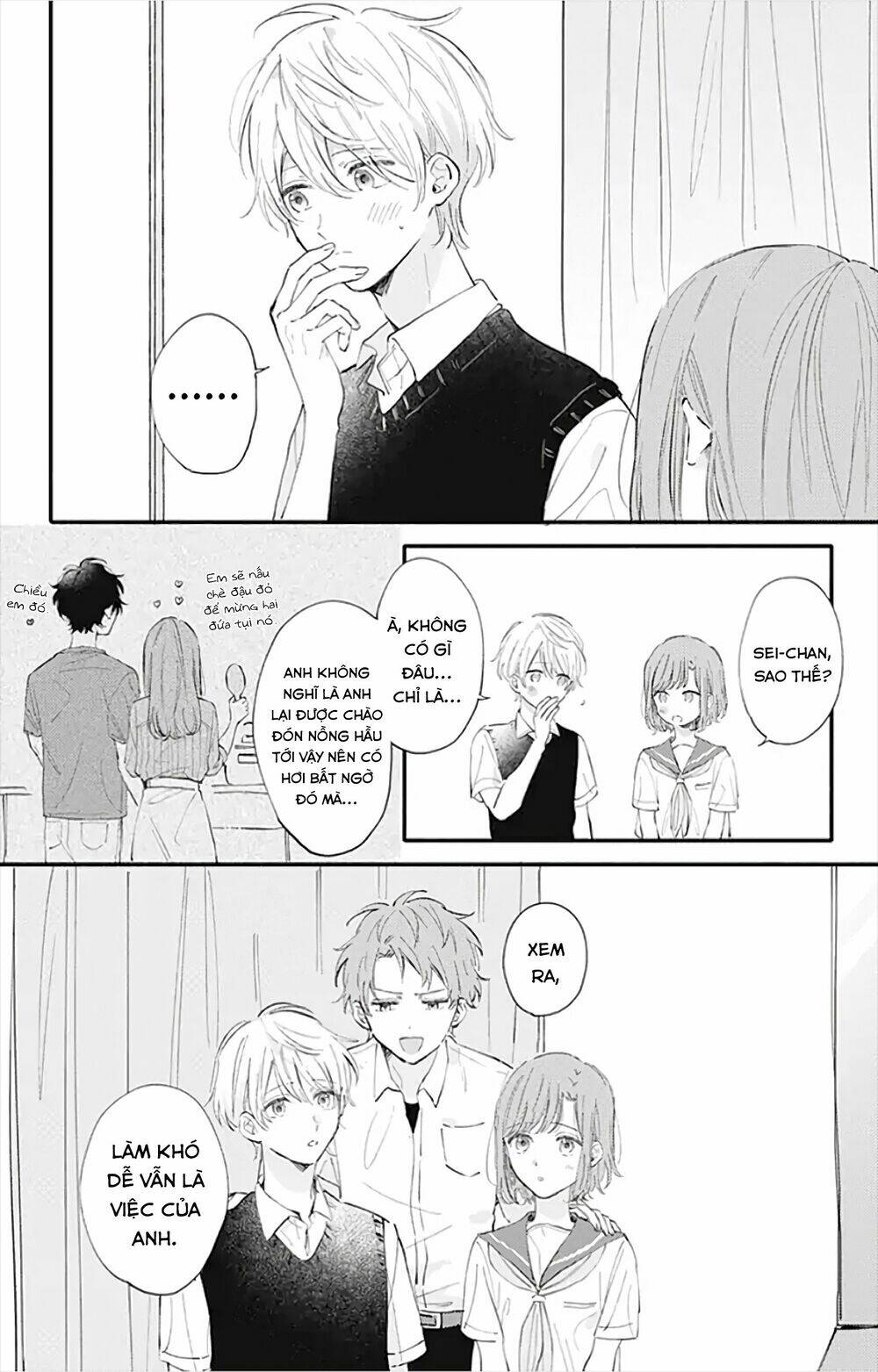 Sei-chan, your love is too much! Chap 15 - Next Chap 16