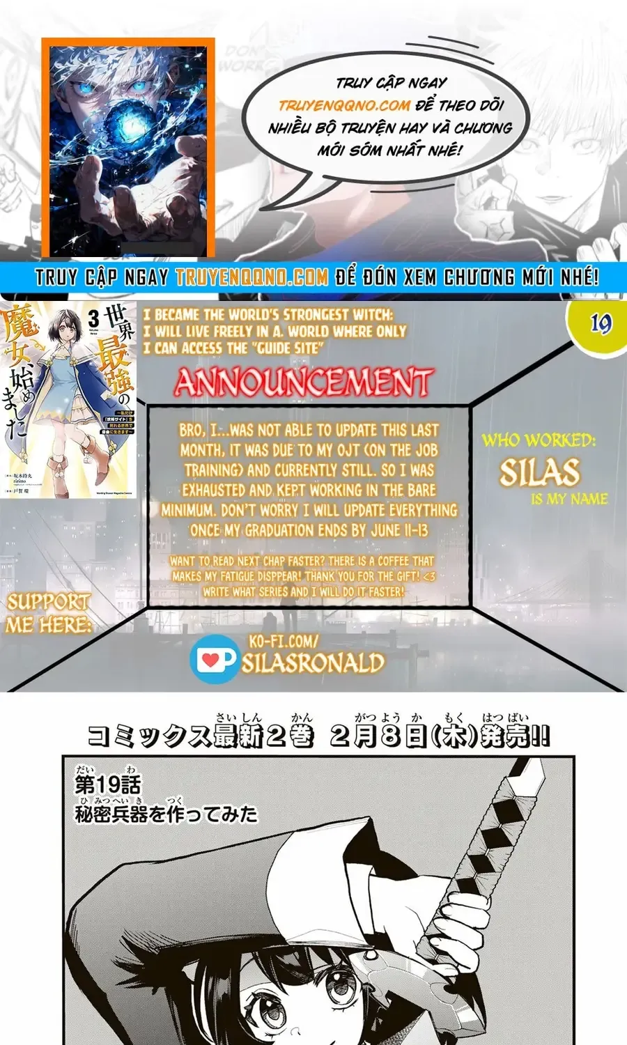 Sekai Saikyou No Majo, Hajimemashita - Watashidake Chap 19 - Next Chap 20