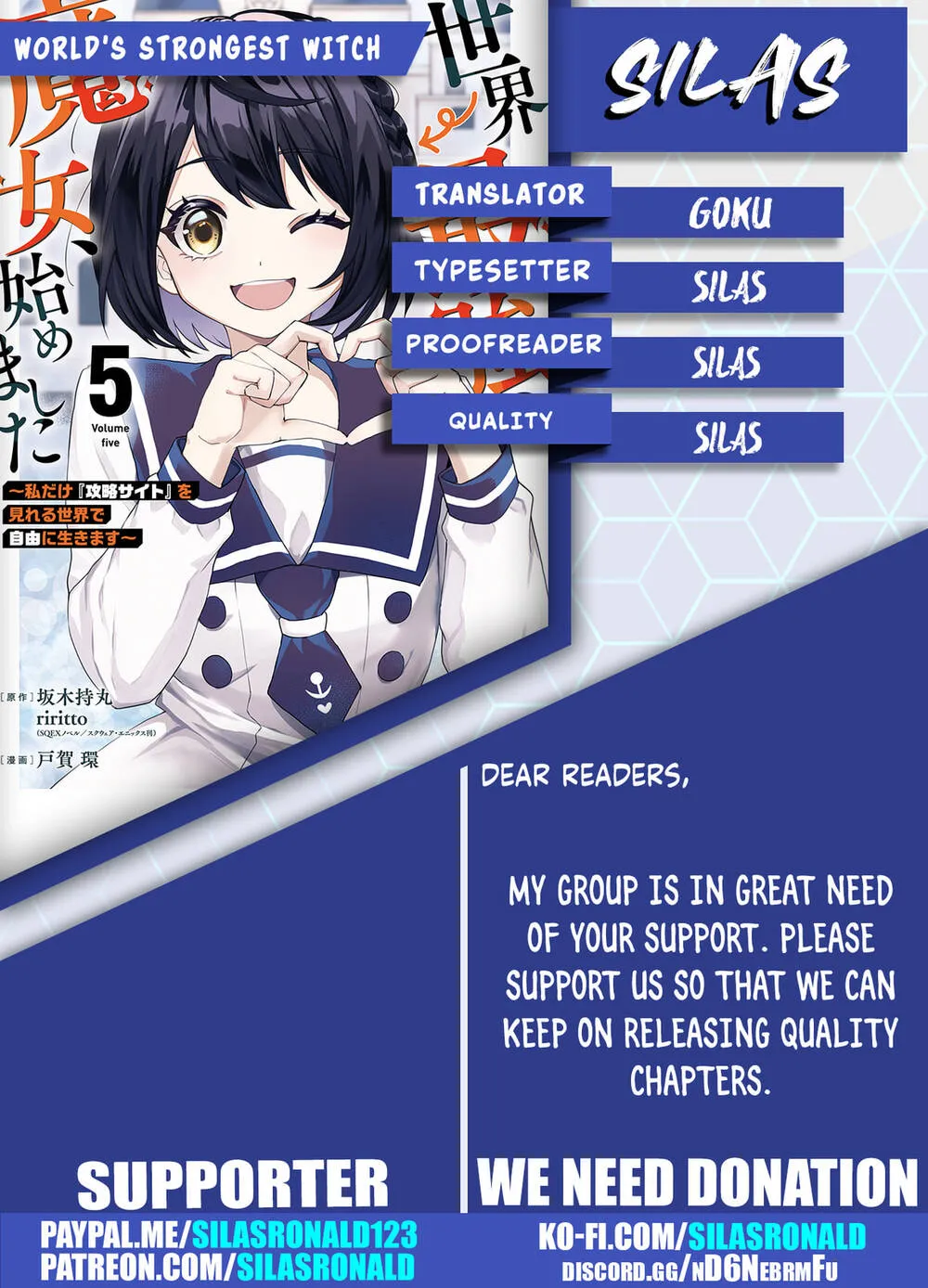 Sekai Saikyou No Majo, Hajimemashita - Watashidake Chap 30 - Next Chap 31