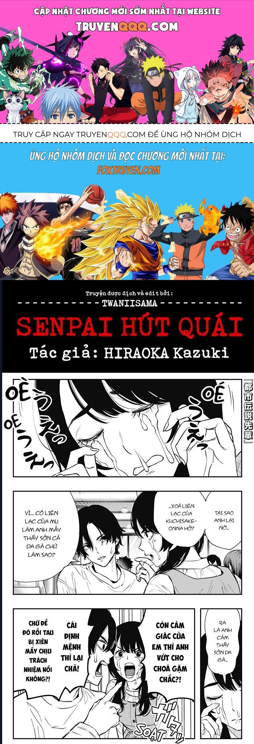Senpai Hút Quái Chap 2 - Next Chap 3