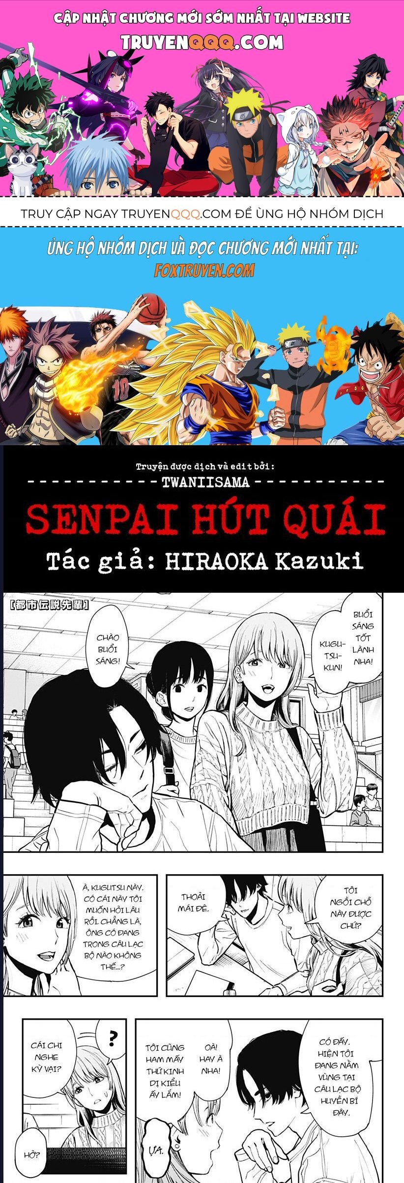 Senpai Hút Quái Chap 6 - Next Chap 7