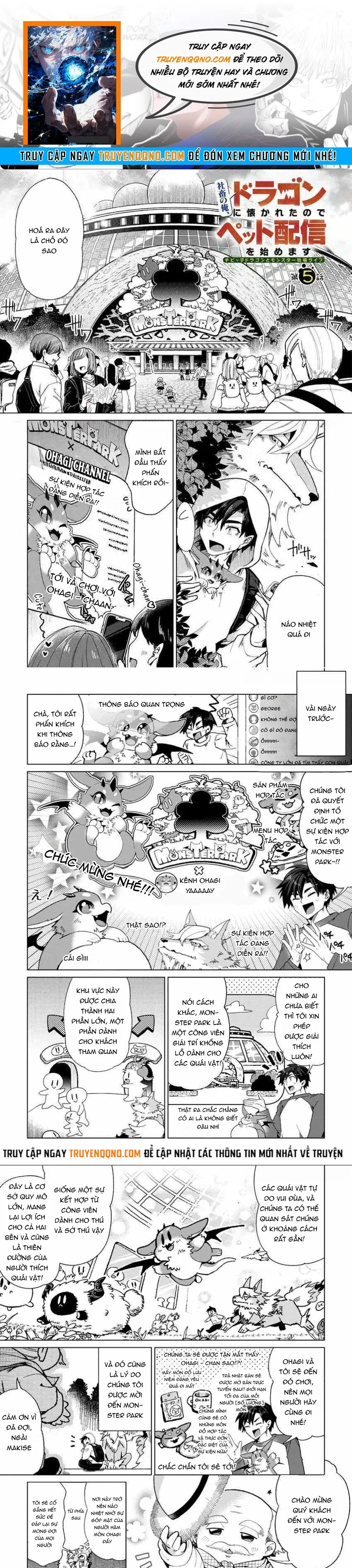 Shachiku No Ore, Dragon Ni Idakaretanode Pet Haishin Wo Hajimemasu Chibi Ko Dragon To Monster Bokujo Life Chap 5 - Next Chap 6