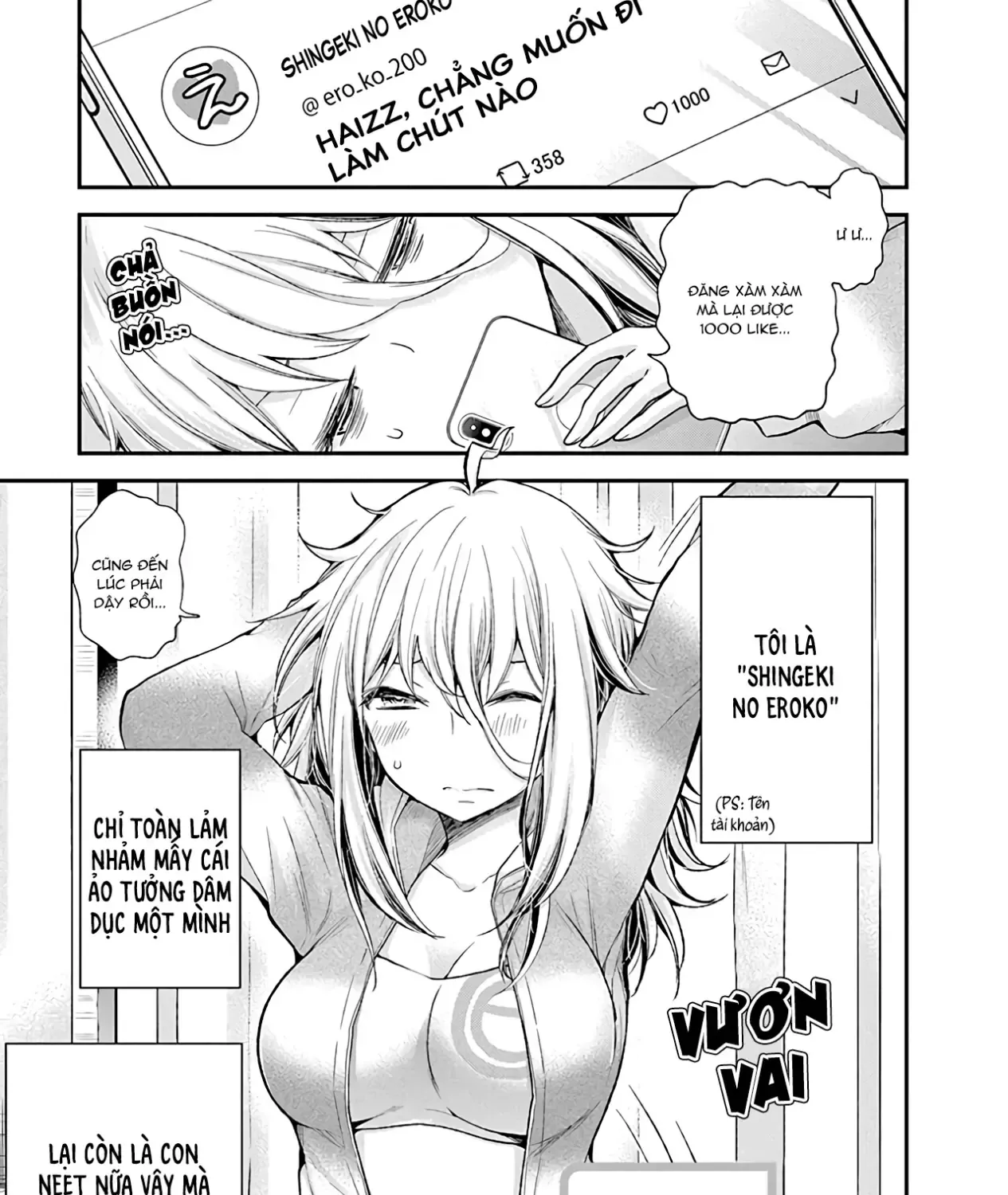 Shingeki No Eroko-San: Hen Na Oneesan Wa Danshi Kousei To Nakayoku Naritai Chap 1 - Next Chap 2