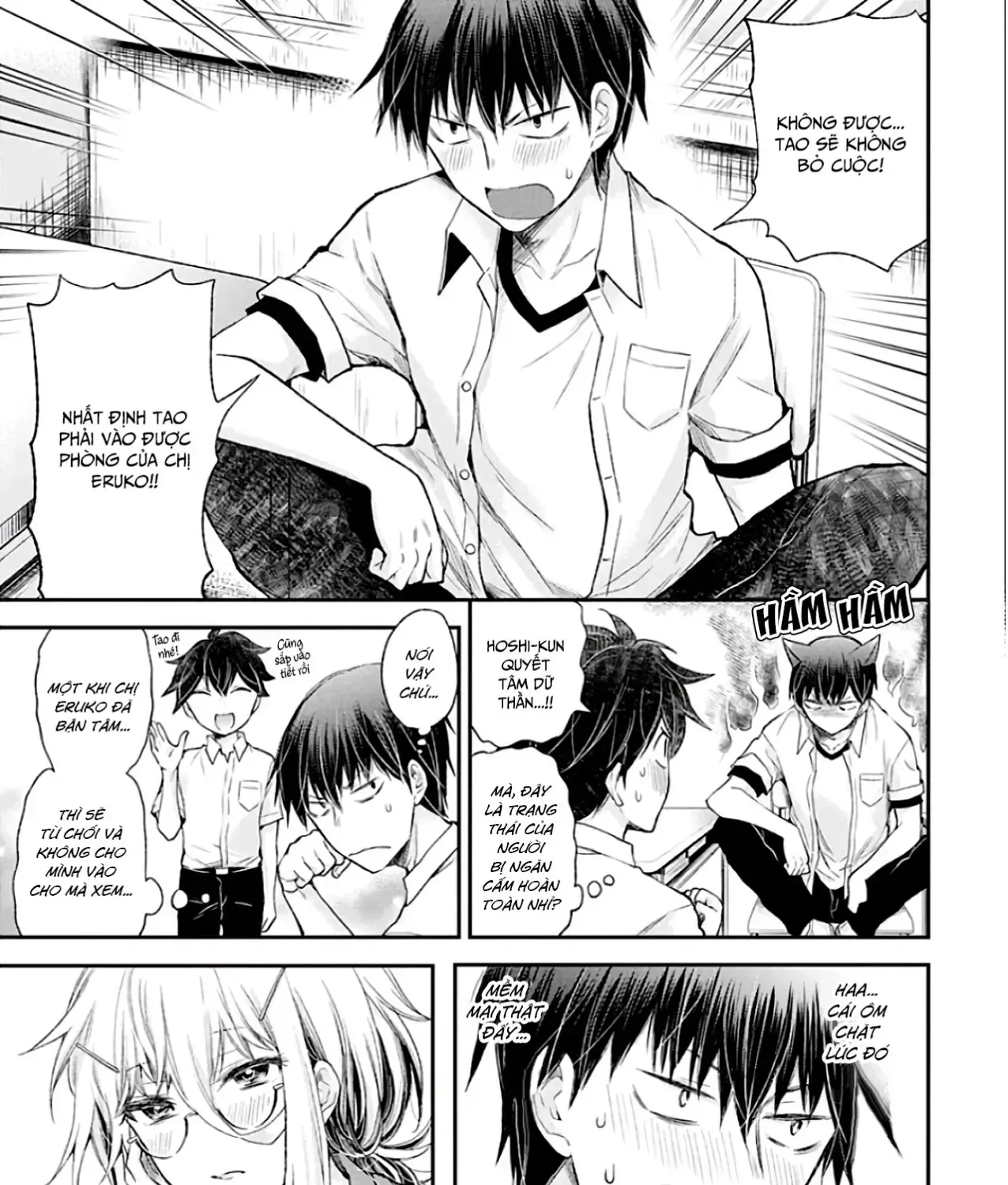 Shingeki No Eroko-San: Hen Na Oneesan Wa Danshi Kousei To Nakayoku Naritai Chap 10 - Next Chap 11