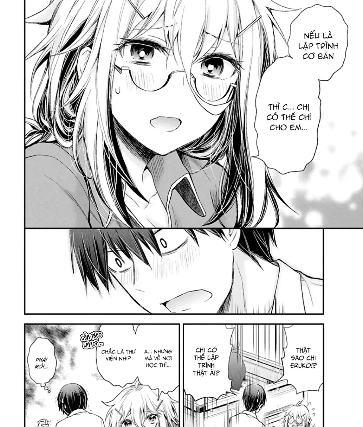 Shingeki No Eroko-San: Hen Na Oneesan Wa Danshi Kousei To Nakayoku Naritai Chap 10 - Next Chap 11