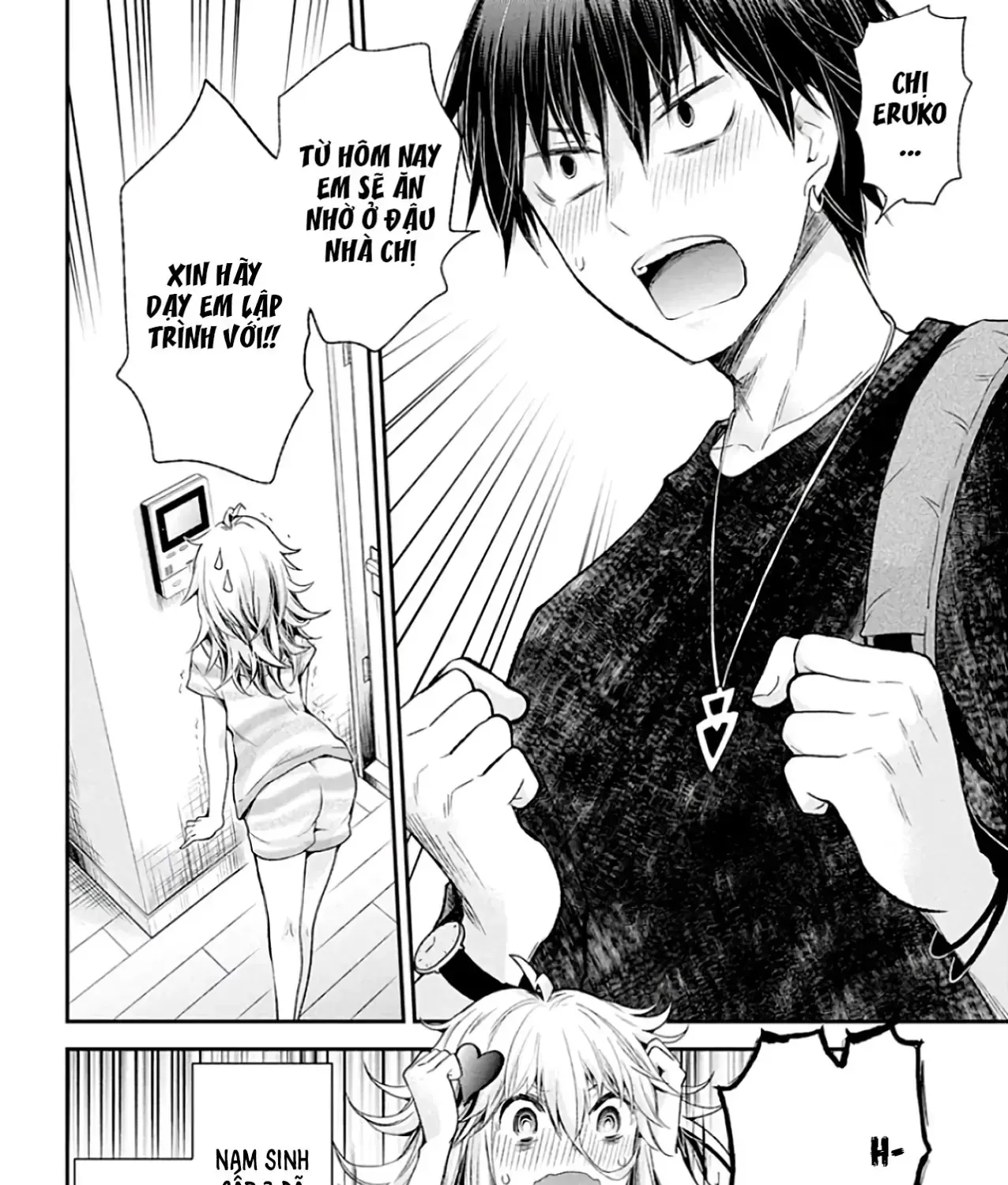 Shingeki No Eroko-San: Hen Na Oneesan Wa Danshi Kousei To Nakayoku Naritai Chap 10 - Next Chap 11