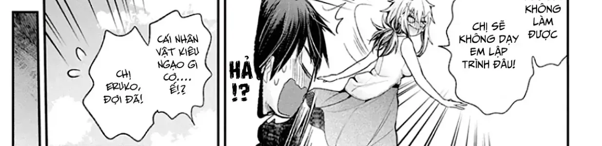 Shingeki No Eroko-San: Hen Na Oneesan Wa Danshi Kousei To Nakayoku Naritai Chap 12 - Next Chap 13