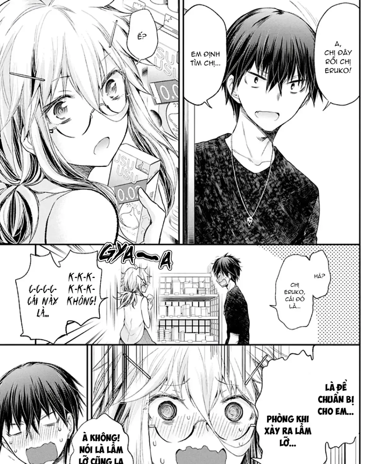 Shingeki No Eroko-San: Hen Na Oneesan Wa Danshi Kousei To Nakayoku Naritai Chap 12 - Next Chap 13