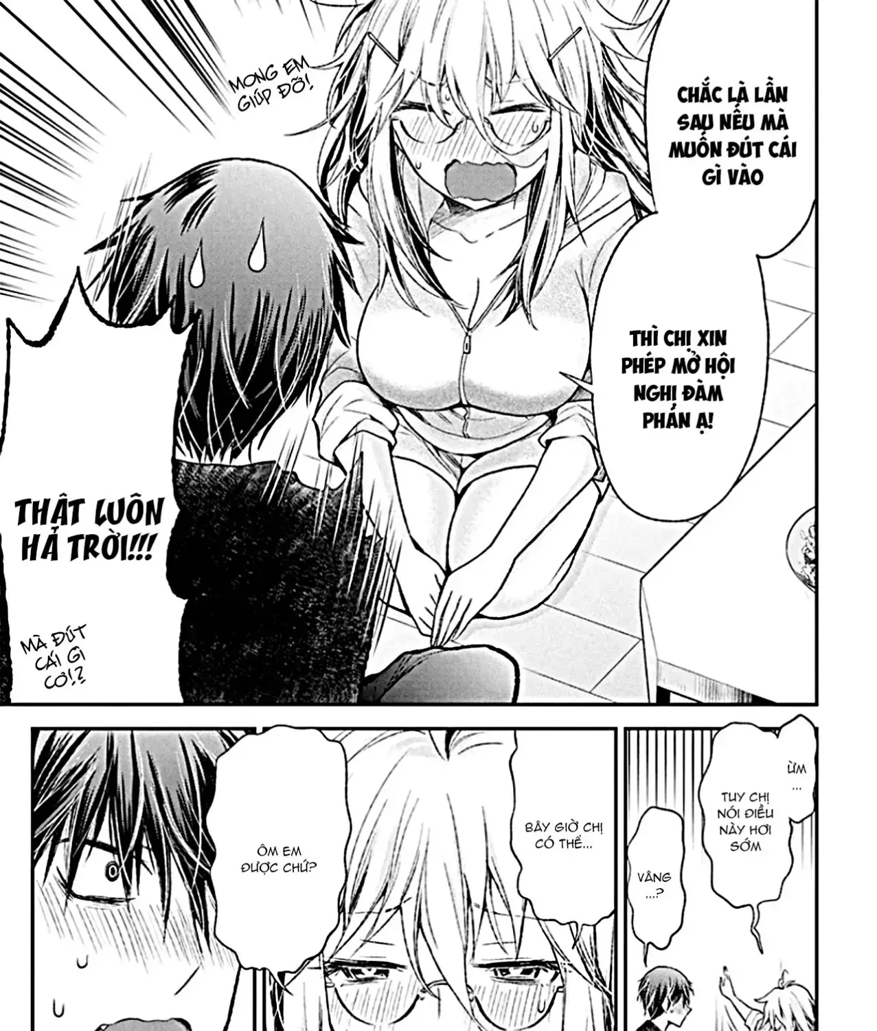 Shingeki No Eroko-San: Hen Na Oneesan Wa Danshi Kousei To Nakayoku Naritai Chap 13 - Next Chap 14