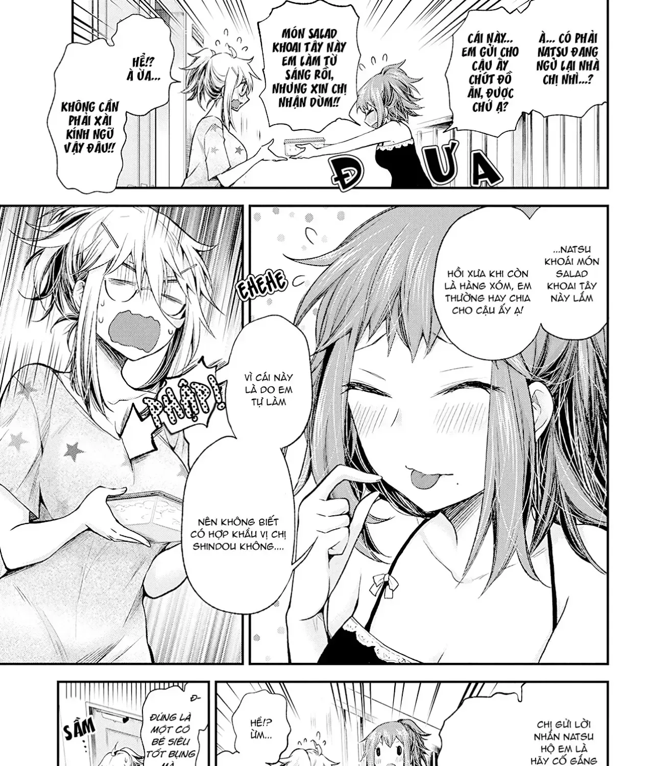 Shingeki No Eroko-San: Hen Na Oneesan Wa Danshi Kousei To Nakayoku Naritai Chap 14 - Next Chap 15