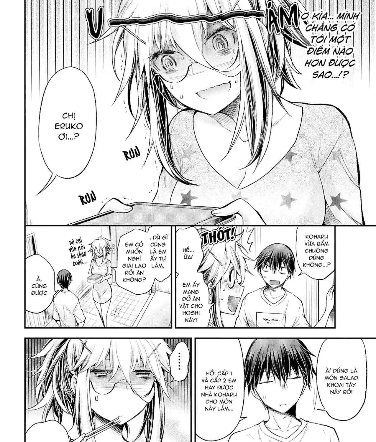 Shingeki No Eroko-San: Hen Na Oneesan Wa Danshi Kousei To Nakayoku Naritai Chap 14 - Next Chap 15